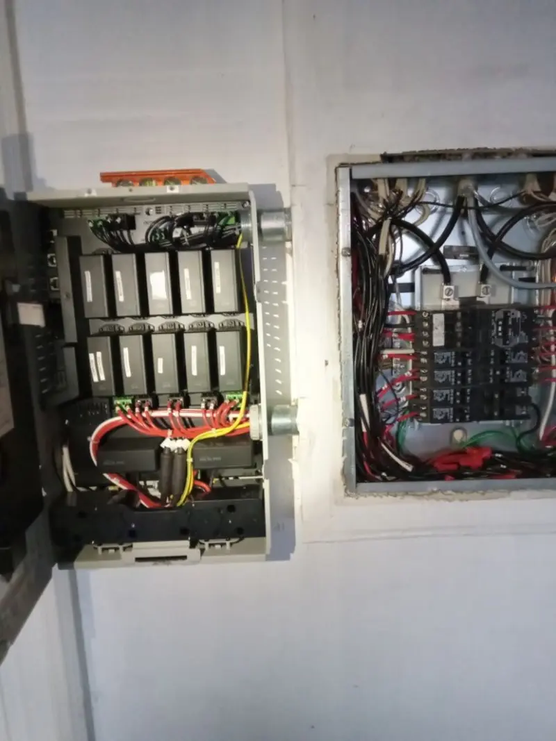 Electrical panel upgrade completed for Indoor Lighting Installation in Fairmount